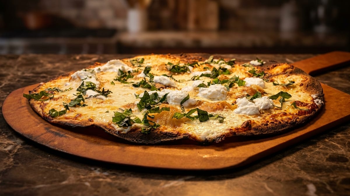 Dough Made Fresh, Baked On Stone